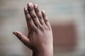 Hands Of A Lady Together In A Prayerful Position In Nairobi City County Kenya East African