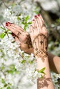 Hands with Mehndi