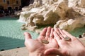 The Trevi Fountain Royalty Free Stock Photo