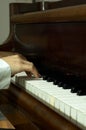 Hands Of A Pianist At The Piano