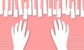 hands piano