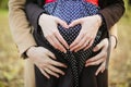 Hands of a pregnant woman Royalty Free Stock Photo