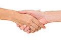 Hands ready for handshaking Royalty Free Stock Photo