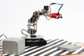 Hands robot with ultrasonic sensor