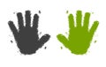 Hands shape silhouette.