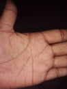 Hands smart photo in the earth