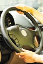 hands on steeringwheel