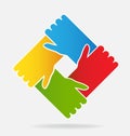 Hands teamwork people Royalty Free Stock Photo