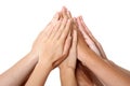 Hands teamwork success union Royalty Free Stock Photo