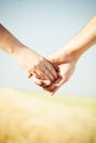 Hands with Wedding Ring Royalty Free Stock Photo