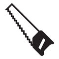 handsaw. Vector illustration decorative design