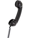 Handset of telephone. Isolated. Vector illustratio