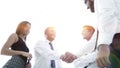 Handshake business partners.the business concept. Royalty Free Stock Photo