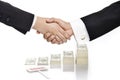 Handshake of business people Royalty Free Stock Photo