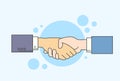 Handshake Business People Hands Shake Agreement Concept Royalty Free Stock Photo