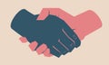 Handshake businessman agreement Royalty Free Stock Photo