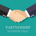 Handshake businessman agreement. Royalty Free Stock Photo