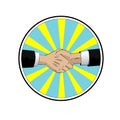 Handshake businessman agreement.