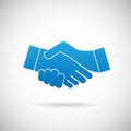 Handshake Cooperation Partnership Icon Symbol Sign Vector Illustration