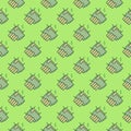 Handshake with Dollar Sign vector Bribery colored seamless pattern