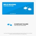 Handshake, Done, Ok, Business SOlid Icon Website Banner and Business Logo Template