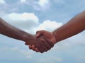 Handshake - symbol of trust Royalty Free Stock Photo