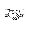 Handshake Friendship Partnership Minimalistic icon