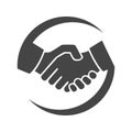 Handshake icon, Business Partners icon logo