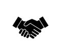 Handshake icon. Hand shake. Vector illustration eps 10