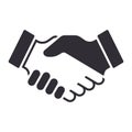 Handshake icon Royalty Free Stock Photo