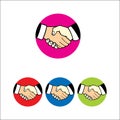 Handshake Logo Royalty Free Stock Photo