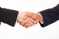 Handshake men and women. Royalty Free Stock Photo