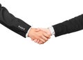 Handshake, men and women Royalty Free Stock Photo