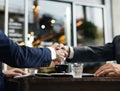 Handshake Partnership Deal Agreement Terms Concept Royalty Free Stock Photo