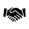 A handshake, symbolizing trust and partnership Royalty Free Stock Photo