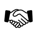 A handshake, symbolizing trust and partnership Royalty Free Stock Photo