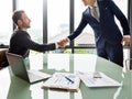Handshake Teamwork Collaboration Colleagues Concept Royalty Free Stock Photo