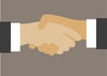 Handshake vector Royalty Free Stock Photo