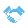 Handshake vector icon