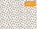 HandSketched Vector Seamless Pattern Royalty Free Stock Photo