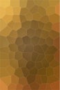 Handsome abstract illustration of brown and red Big hexagon. Useful background for your project.