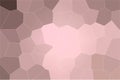Handsome abstract illustration of ebony and pink Big hexagon. Useful background for your project.