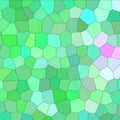 Handsome abstract illustration of green and magenta little bright colors hexagon. Stunning background for your design.