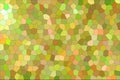 Handsome abstract illustration of green, yellow and orange bright Little hexagon. Nice background for your needs.