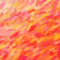 Handsome abstract illustration of orange bright mosaic through g