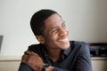 Handsome african american young man smiling Royalty Free Stock Photo