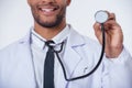 Handsome Afro American doctor Royalty Free Stock Photo