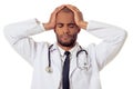 Handsome Afro American doctor Royalty Free Stock Photo