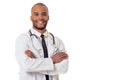 Handsome Afro American doctor Royalty Free Stock Photo