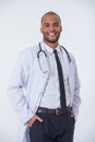 Handsome Afro American doctor Royalty Free Stock Photo